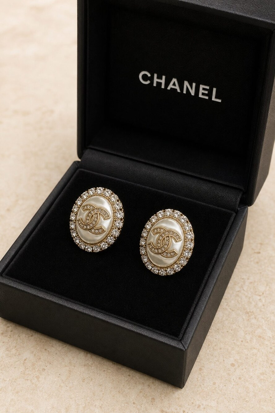 CHANEL Classic Parisian Earrings Style 34 | New with Box - Picture 2 of 9